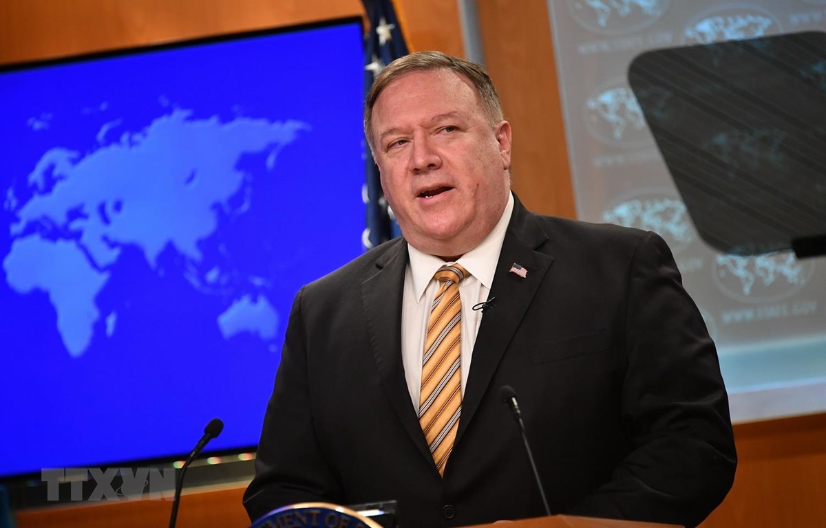  Ngoại trưởng Mỹ Mike Pompeo. (Ảnh: AFP/TTXVN)