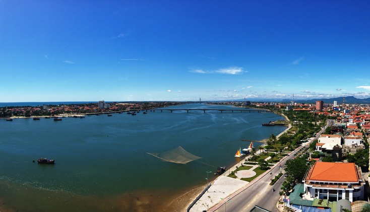   Thành phố Đồng Hới hôm nay.