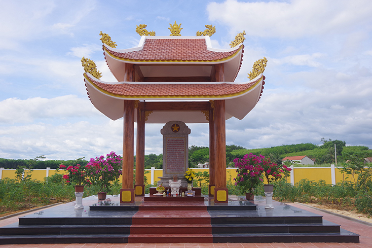 Công trình Nhà bia tưởng niệm khu di tích LLVT tỉnh