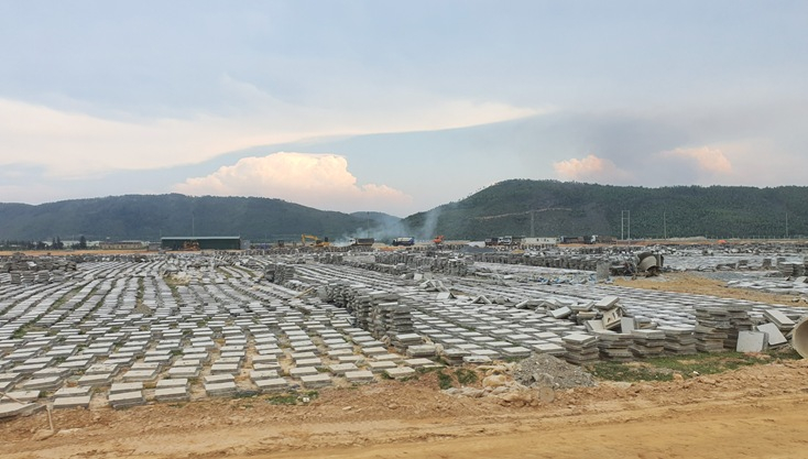  Các dự án lớn đang được triển khai trên địa bàn tỉnh sẽ góp phần thúc đẩy tăng trưởng kinh tế.