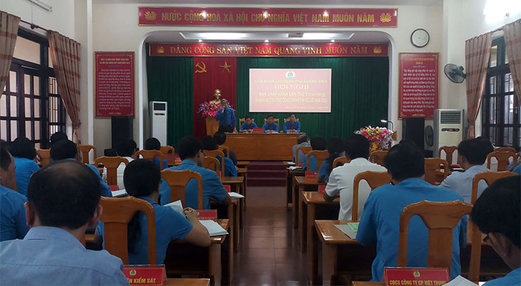 Hội nghị Ban Chấp hành LĐLĐ tỉnh lần thứ 7 
