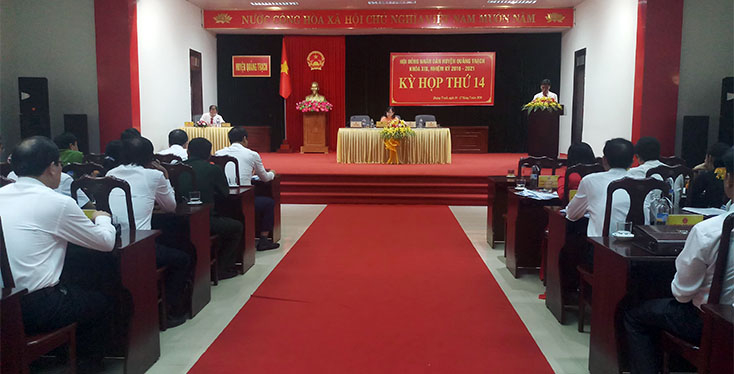 HĐND huyện Quảng Trạch tổ chức kỳ họp thứ 14