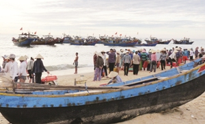Buổi sáng trên biển. Ảnh: Tiến Hành