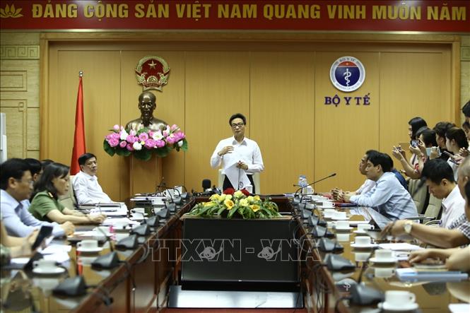   Phó Thủ tướng Vũ Đức Đam, Trưởng Ban chỉ đạo phát biểu. Ảnh: Minh Quyết/TTXVN