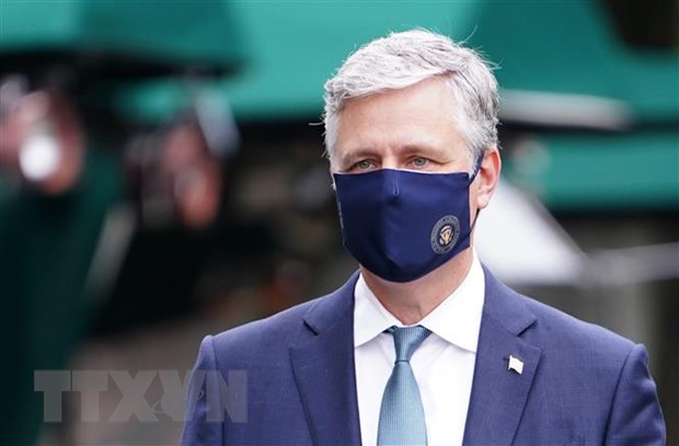 Cố vấn An ninh quốc gia Mỹ Robert O Brien ở Washington, DC. (Ảnh: AFP/TTXVN)