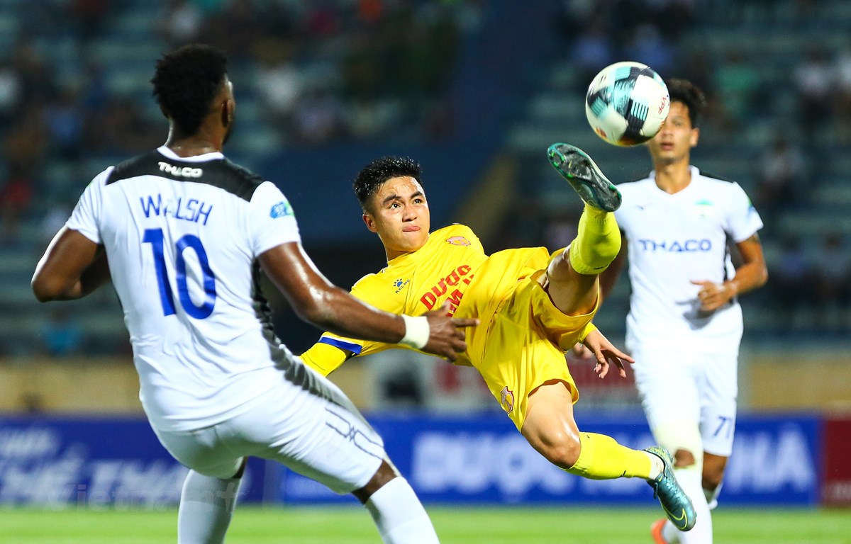 Thời gian V-League 2020 trở lại thi đấu được tính toán dựa trên từng thời điểm và tình hình dịch COVID-19. (Ảnh: Nguyên An/Vietnam+)