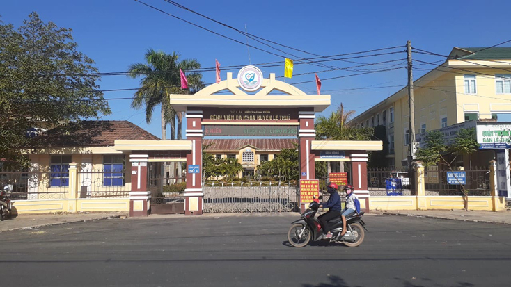 Bệnh viên Đa khoa huyện Lệ Thủy đang thực hiện nghiêm các biện pháp phòng chống Covid 19