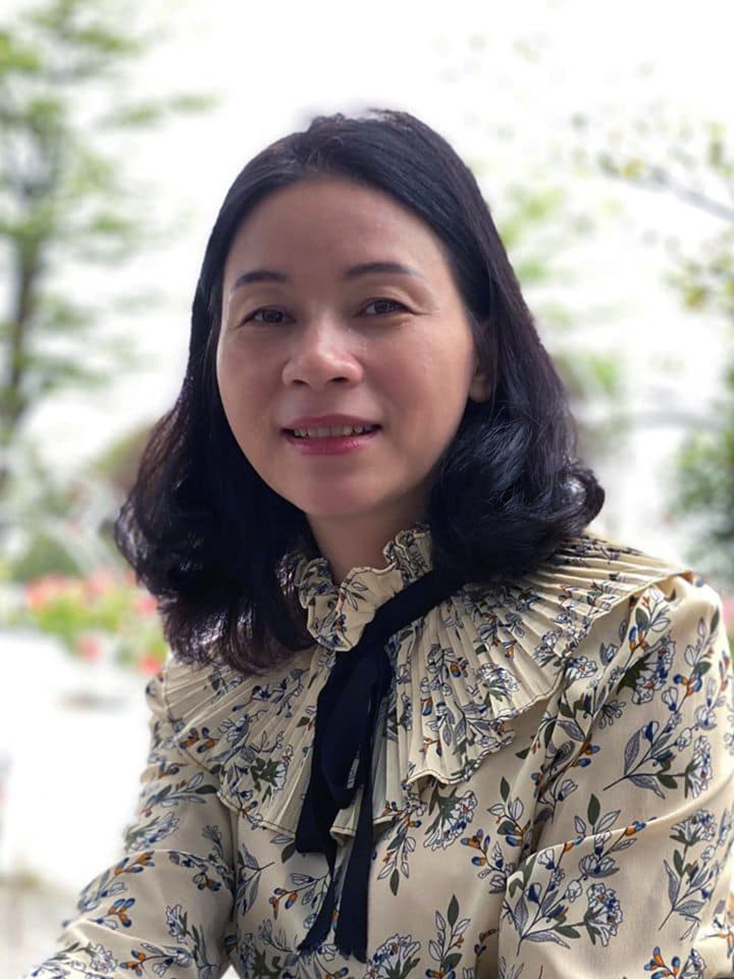 Nhà báo Nguyễn Thị Lê Na. 