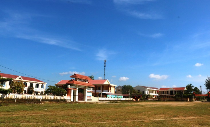   Một góc vùng trung tâm xã Quảng Văn hôm nay.