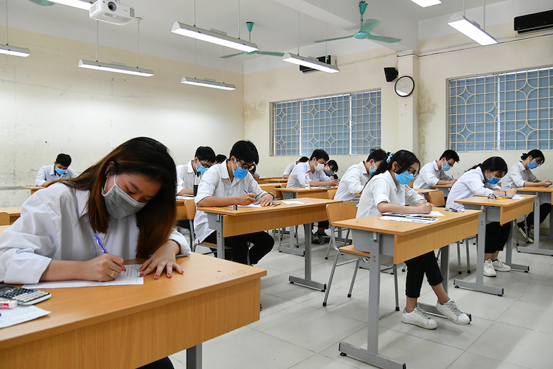  Thí sinh tại Kỳ thi tốt nghiệp THPT 2020. (Ảnh: THỦY NGUYÊN) 