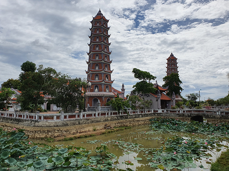Chùa Hoằng Phúc hiện đã có tên trong bản đồ du lịch tâm linh của cả nước. 