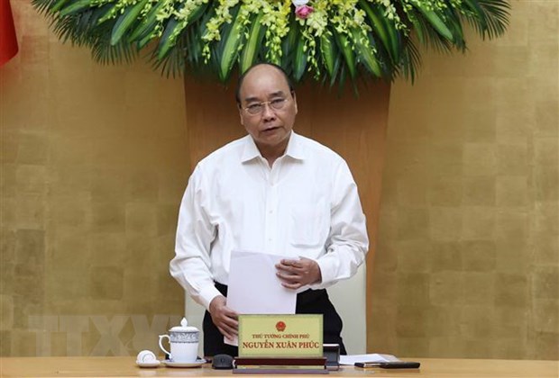 Thủ tướng Nguyễn Xuân Phúc phát biểu. (Ảnh: Thống Nhất/TTXVN)