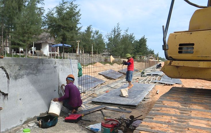 TP. Đồng Hới đang chỉ đạo các đơn vị thi công tập trung nhân lực để hoàn thành các hạng mục trong năm 2020.