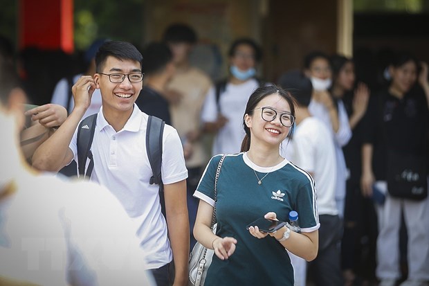   Thí sinh tham gia kỳ thi tốt nghiệp Trung học phổ thông. (Ảnh: Trọng Đạt/TTXVN)