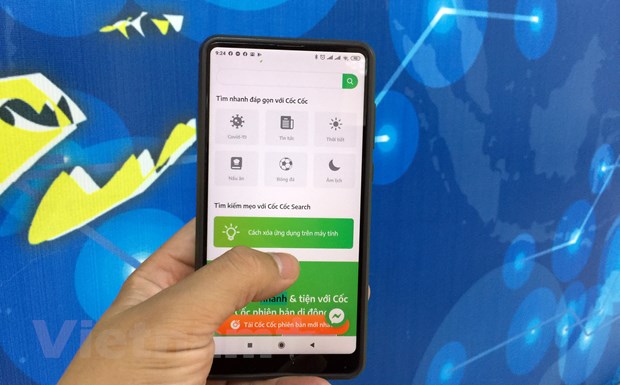 Cốc Cốc là trình duyệt được dùng khá phổ biến tại Việt Nam. (Ảnh: PV/Vietnam+)