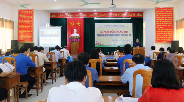 Quang cảnh tại cuộc thi.