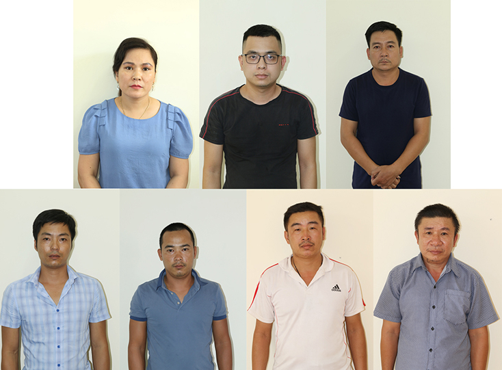 Các đối tượng cầm đầu các nhóm đánh bạc bằng hình thức số lô, số đề trên địa bàn các xã nông thôn miền núi Kim Thủy, Trường Thủy, Phú Thủy và Mai Thủy.