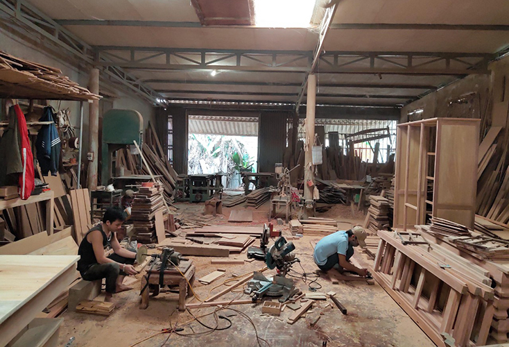 Chế biến gỗ và sản xuất sản phẩm từ gỗ là ngành có tốc độ tăng trưởng nổi bật thời gian qua. 