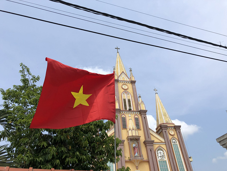 Giáo họ Tô Xá thuộc giáo xứ Hướng Phương, xã Quảng Phương, huyện Quảng Trạch.