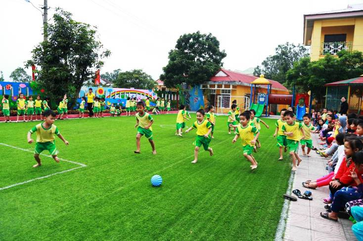    Các chuyên đề phát triển vận động cho trẻ, ”lấy trẻ làm trung tâm” giúp trẻ phát triển toàn diện.