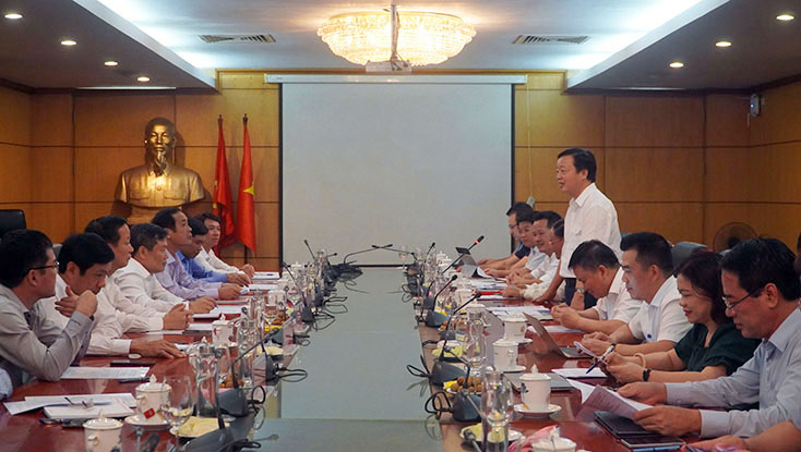 Toàn cảnh buổi làm việc