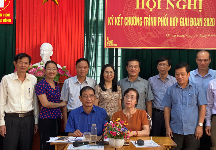 Ký kết chương trình phối hợp hoạt động giai đoạn 2020-2025.