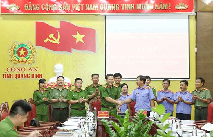 Ký kết quy chế phối hợp giữa Công an tỉnh và Viện Kiểm sát nhân dân tỉnh