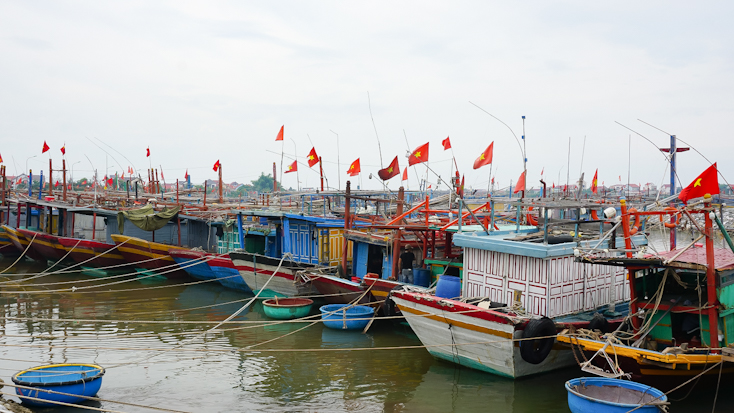 Hàng ngàn tàu cá của ngư dân đã vào bờ tránh trú bão tại các khu neo đậu.