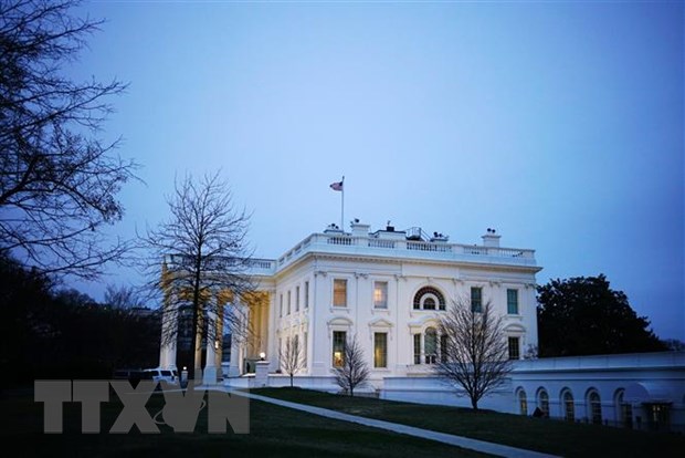 Nhà Trắng tại Washington, DC, Mỹ. (Ảnh: AFP/TTXVN)