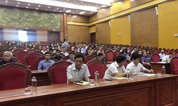 Các đại biểu dự khai mạc lớp bồi dưỡng