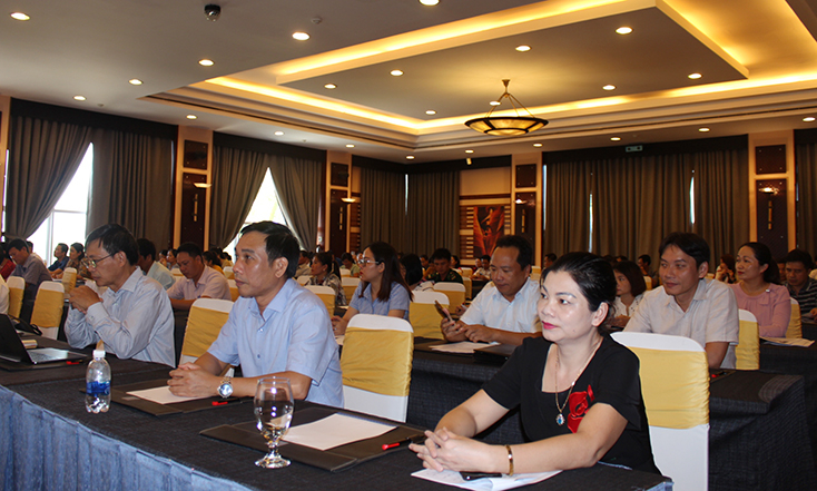 Các đại biểu tham dự tại lớp bồi dưỡng.