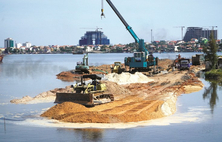 Cho những công trình. Ảnh: Tiến Hành