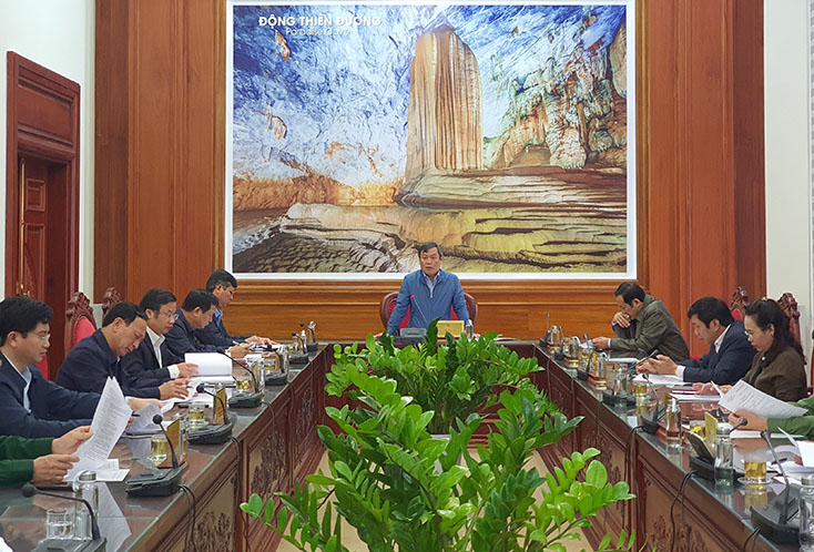 Hội nghị Ban Thường vụ Tỉnh ủy lần thứ 99 đã quyết định cắt giảm chương trình Đại hội Đảng bộ tỉnh để tập trung ứng phó và khắc phục hậu quả mưa lũ.