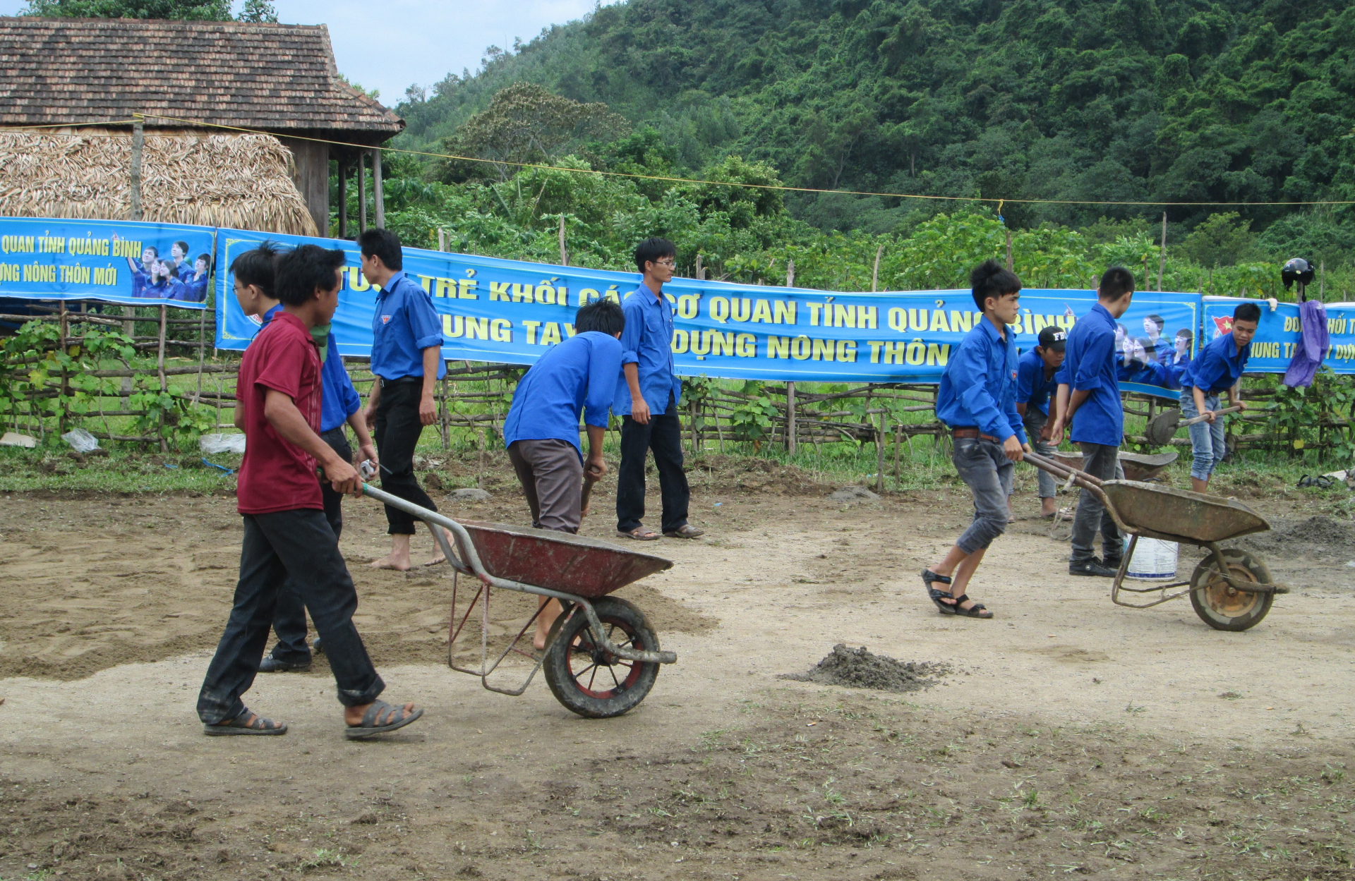   Phong trào XDNTM thực sự trở thành làn sóng thi đua sôi nổi trong lực lượng ĐVTN.