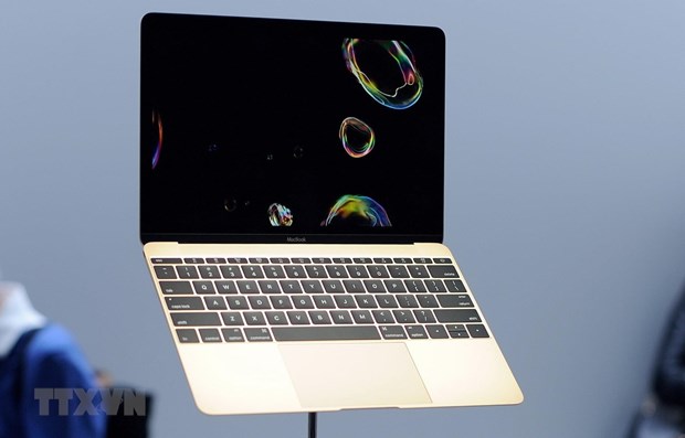 Máy tính MacBook của Apple. ( Ảnh: AFP/TTXVN)