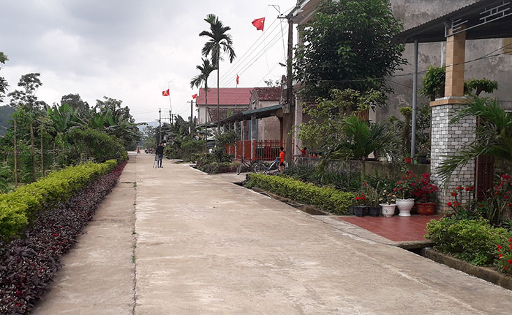 Khu dân cư kiểu mẫu thôn Bắc Hóa (xã Mai Hóa).