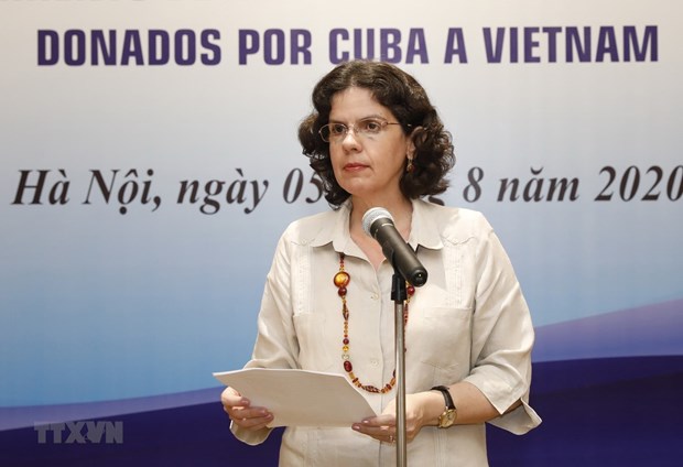  Đại sứ Cuba Lianys Torres Rivera. (Ảnh: Dương Giang/TTXVN)