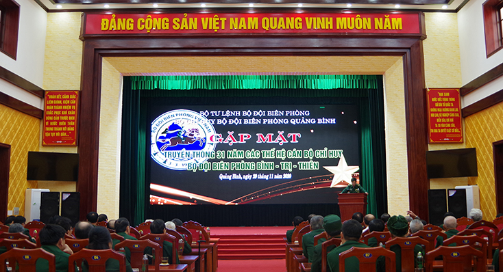 Gặp mặt truyền thống 31 năm các thế hệ cán bộ chỉ huy Bộ đội Biên phòng Bình-Trị-Thiên.