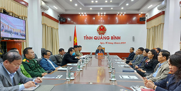 Hội nghị tại điểm cầu Quảng Bình