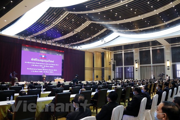 Quang cảnh cuộc míttinh. (Ảnh: Phạm Kiên/Vietnam+)