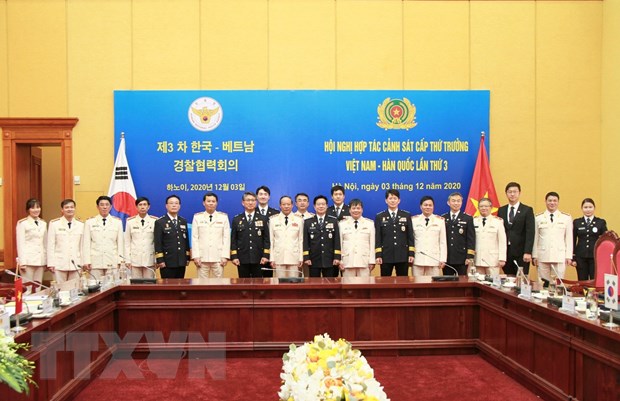 Công an Việt Nam luôn đẩy mạnh hợp tác trong hoạt động phòng chống tội phạm. (Ảnh: Doãn Tấn/TTXVN)