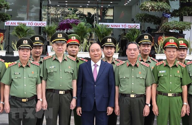Thủ tướng Nguyễn Xuân Phúc và các đại biểu tham dự hội nghị. (Ảnh: Thống Nhất/TTXVN)
