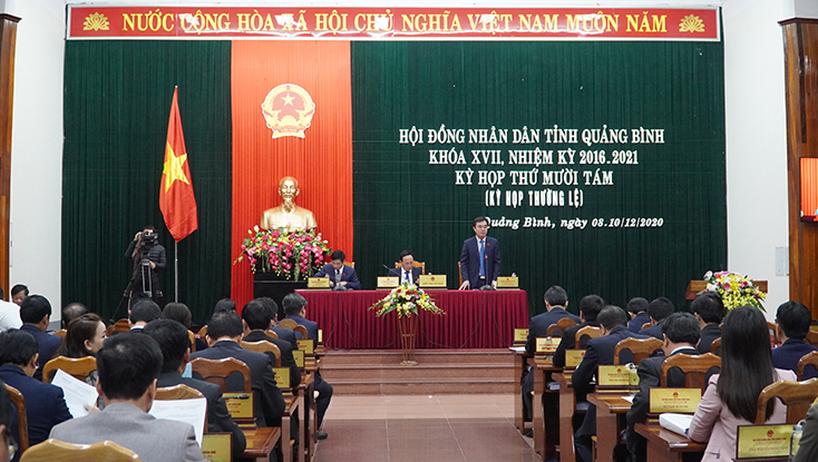 Kỳ họp thứ 18 HĐND tỉnh khóa XVII khai mạc sáng nay, 8-12