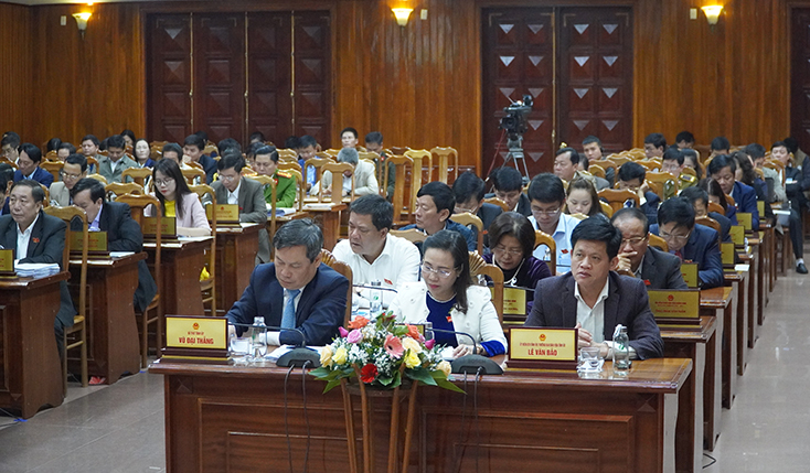 Các đại biểu tham dự kỳ họp.