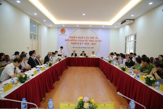 Một phiên họp của Hội đồng Giáo sư Nhà nước. (Nguồn:hdgsnn.gov.vn)
