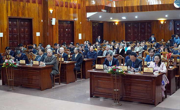 Các đại biểu dự lễ kỷ niệm.