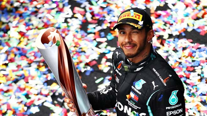  Lewis Hamilton đã giành chiến thắng thứ 92 ở giải đua Công thức 1