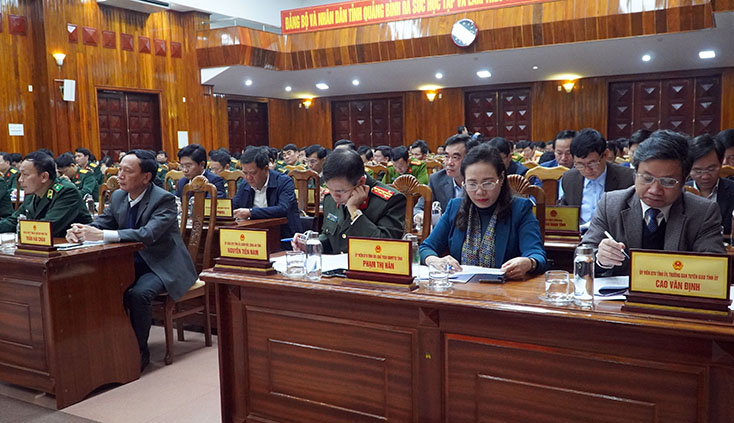 Các đại biểu dự hội nghị.