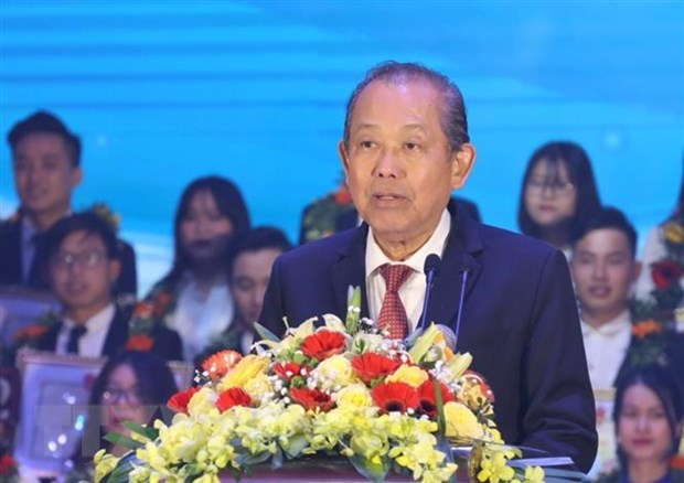  Phó Thủ tướng Thường trực Chính phủ Trương Hòa Bình phát biểu. (Ảnh: Văn Điệp/TTXVN)