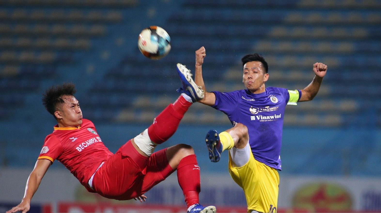 V-League 2021 là mùa giải rất đáng chờ đợi. Ảnh: TTXVN